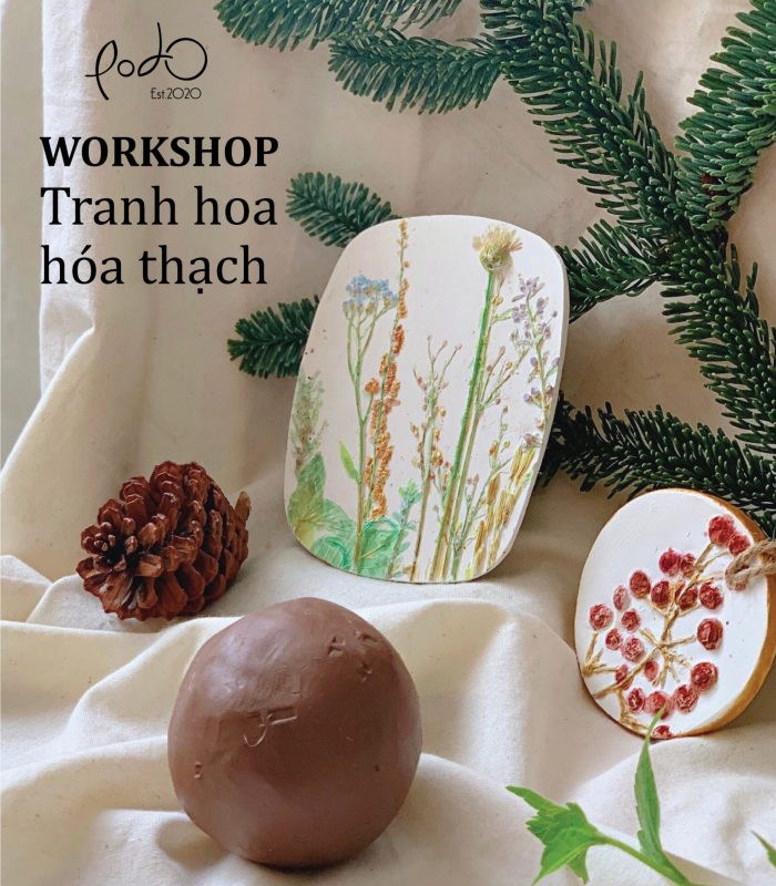 Workshop Tranh Hoa Hóa Thạch 2021